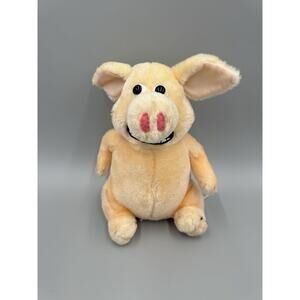 Vintage Creature Comforts Martin The Pig Plush 8” Stuffed Animal